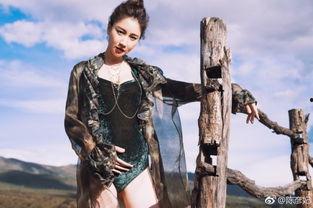 明星户外孕照,明星与自然的温馨对话